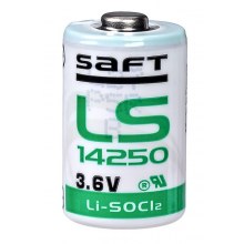 100 Adet Saft LS14250 3.6v 1/2AA Lityum Pil