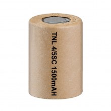 100 Adet TNL 4/5SC 1.2v 1500mAH NiCD Şarjlı Matkap Pili
