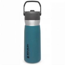 The IceFlow™  Flip Straw Water Bottle  .65L / 22oz - Lagoon