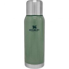 The Stainless Steel Vacuum Bottle 1.0L / 1.1QT Hammertone Green