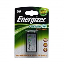 Energizer 9v 175mAH NiMH Şarj Edilebilir 9v Pil