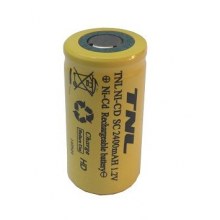100 Adet TNL 2400mAH SC NiCD Şarjlı Pili