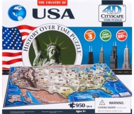 4D Cityscape USA Puzzle