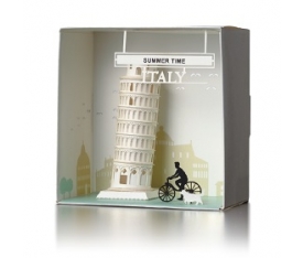 9025102 Kendin Yap 3D Karton Puzzle İtalya Pizza Kulesi
