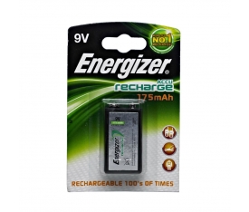 Energizer 9v 175mAH NiMH Şarj Edilebilir 9v Pil