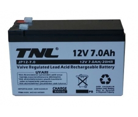 TNL 12 Volt 7 Amper TNL12-7 Kuru Tip Akü