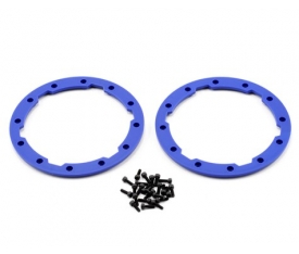 Traxxas Beadlock Style Sidewall Protector w/Hardware (Blue)