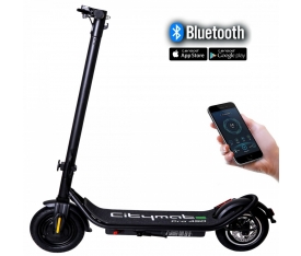 Citymate Pro 450 Watt Elektrikli Scooter - 10 inch - E-Scooter - Bluetooth - Siyah