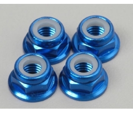 Traxxas Nuts Flanged Alum Bl-Anodizd 5mm