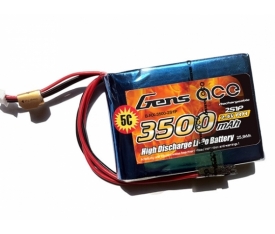 Gens Ace 3500mAh 7.4V RX 2S1P LiPo Batarya
