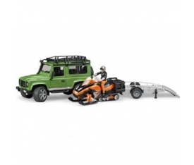 Land Rover Arazi Aracı & Kar Aracı ve B World adam figürü - 02594