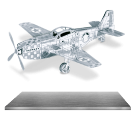 Metal Earth Mustang P-51 3D Metal Puzzle