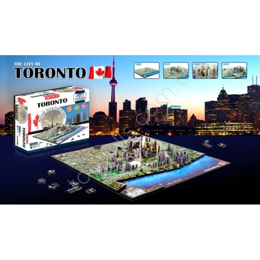 4D Cityscape TORONTO Puzzle En Uygun Fiyatlarla Toprolls
